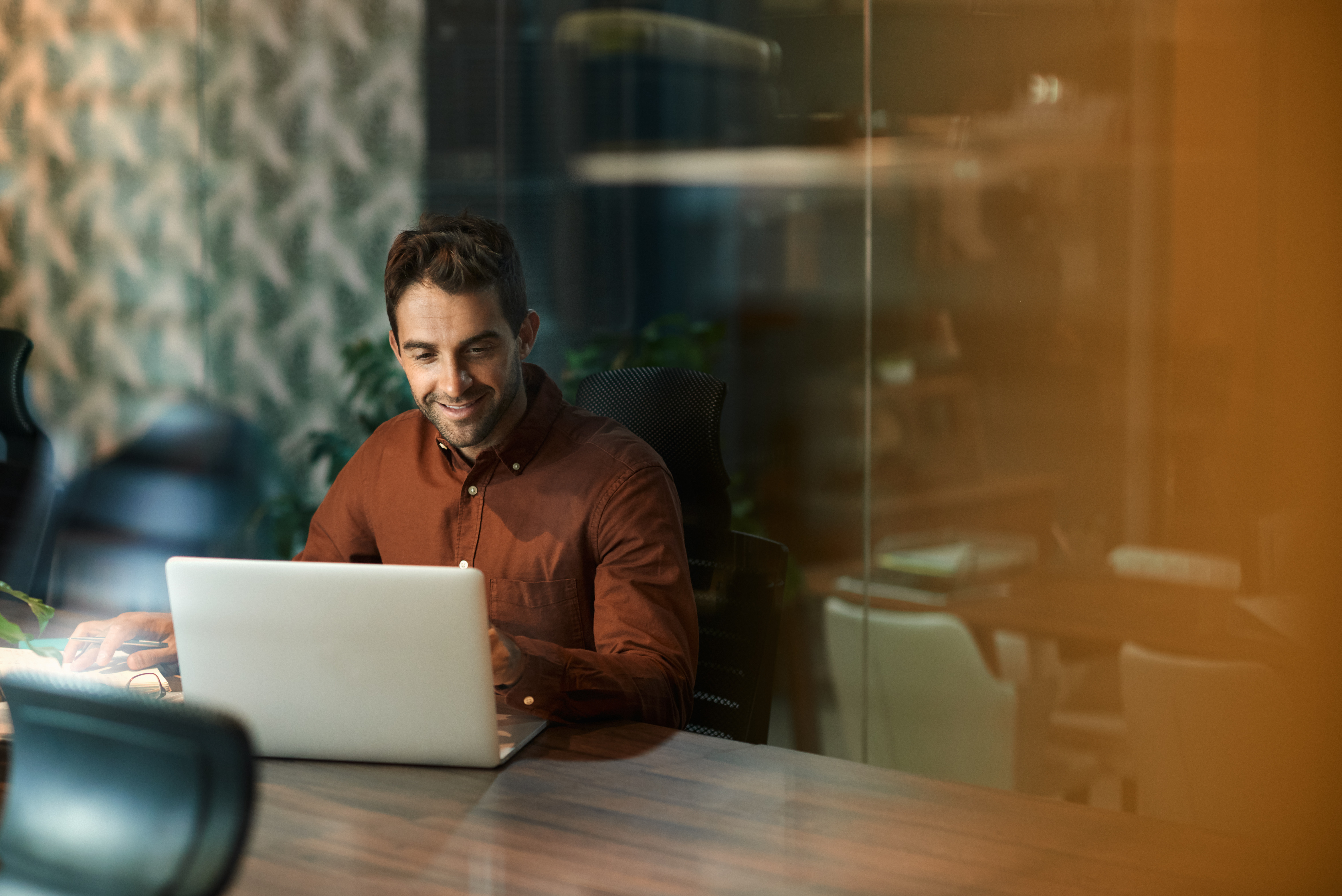 Corporate buyer reviewing veteran-owned suppliers