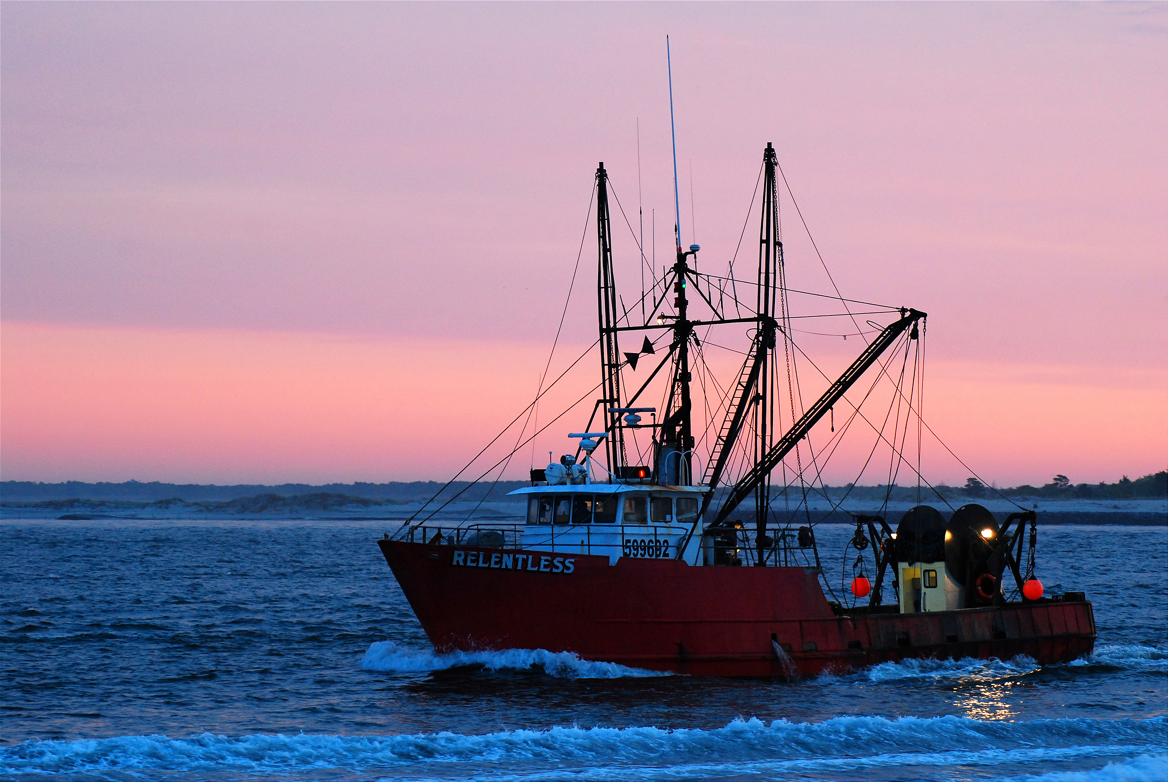 Veteran fisherman at work
